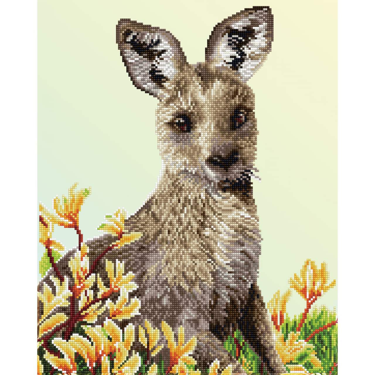 Diamond Dotz® Kangaroo & Kangaroo Paw Diamond Painting Kit